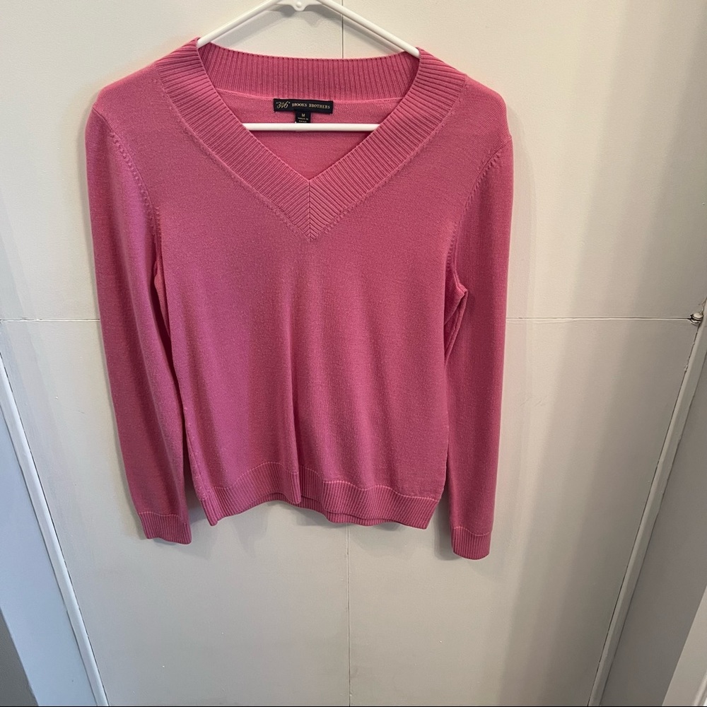 Brooks Brothers Merino V-Neck Sweater